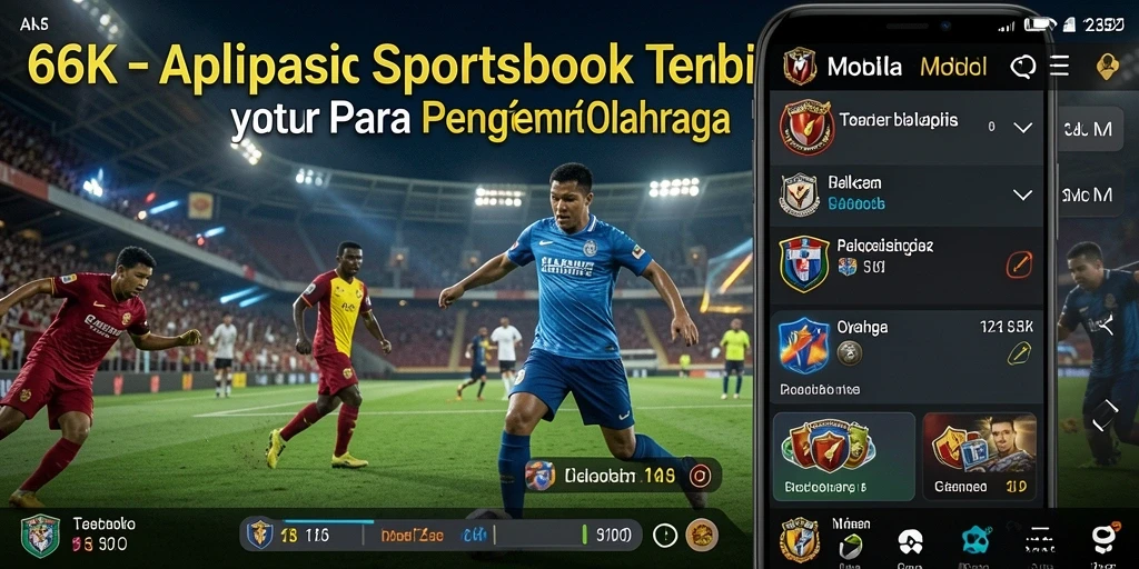 Screenshot dari gameplay 66K dalam taruhan olahraga.