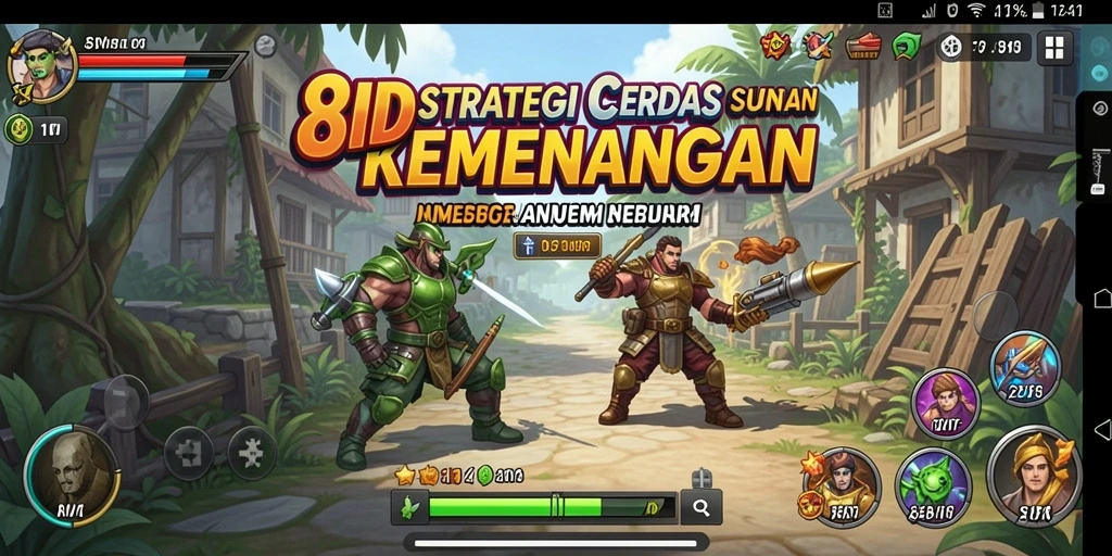 Tampilan menarik dalam 8ID dengan gameplay strategi yang mendebarkan.