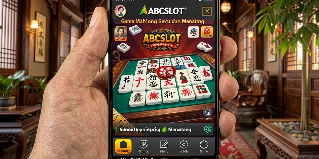 Screenshot gameplay seru dari ABCSLOT yang memperlihatkan level Mahjong terbaru.