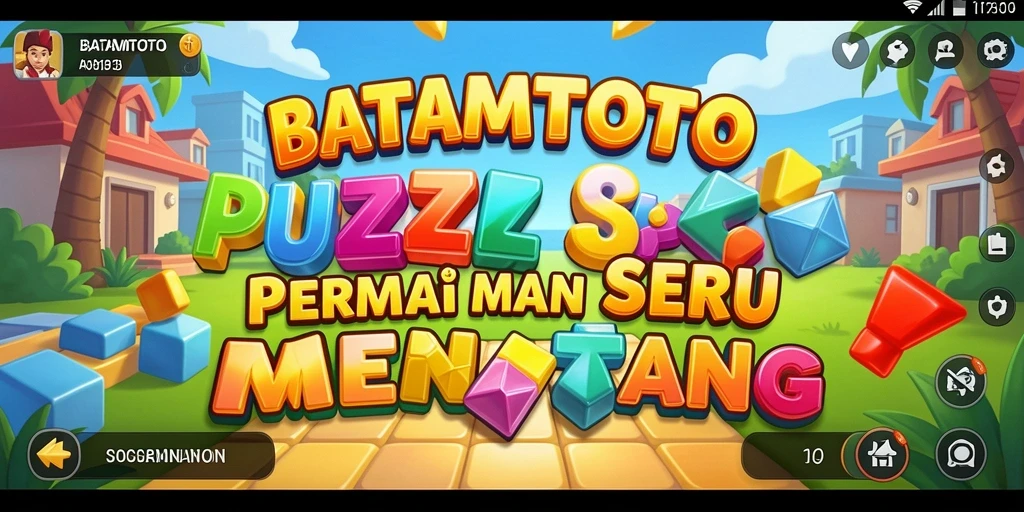 Tampilan gameplay seru dari BATAMTOTO dalam menyelesaikan teka-teki.