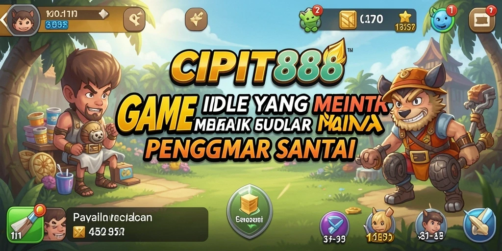 Tangkapan layar gameplay <strong>CIPIT88</strong> yang menunjukkan aktivitas santai dalam pengelolaan sumber daya.
