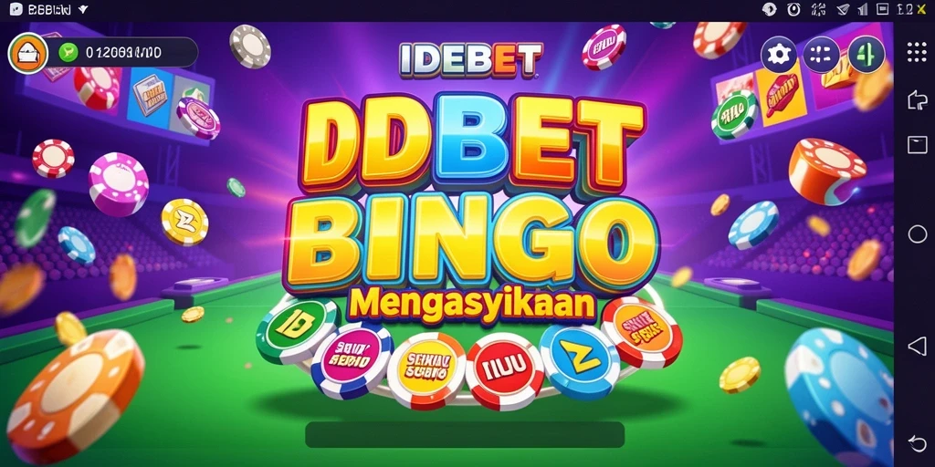 Tampilan gameplay menarik dari IDEBET dalam permainan Bingo.