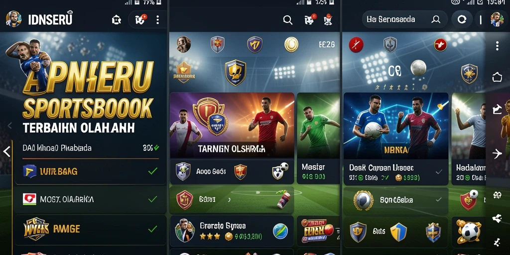 Tampilan menarik dari gameplay <strong>IDNSERU</strong> dalam taruhan olahraga.