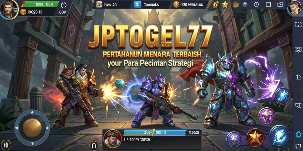 Gameplay JPTOGEL77 yang seru dalam pertahanan menara.