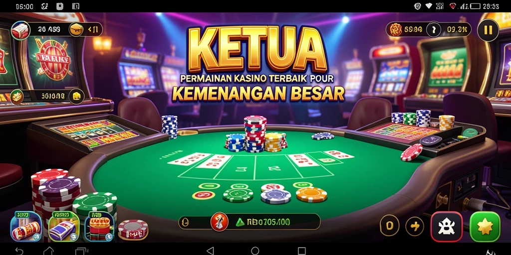 Tampilan gameplay KETUA yang menarik dan penuh aksi di dunia Kasino.