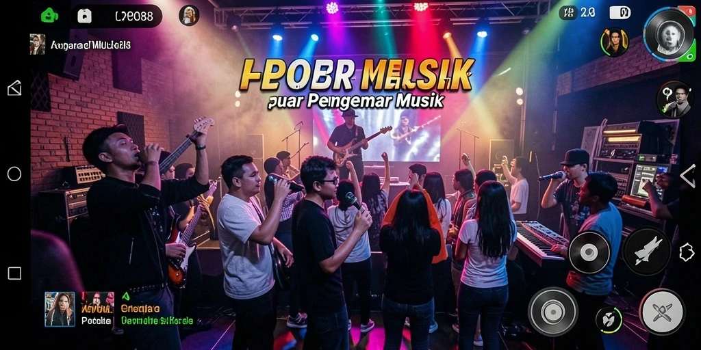 Tampilan gameplay LPO88 dengan interaksi musik yang seru dan menarik.