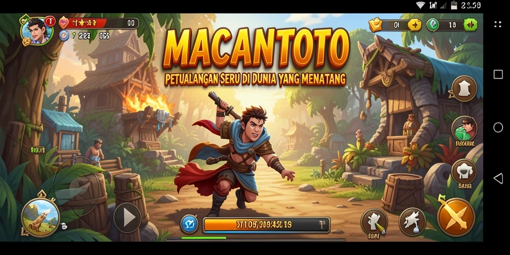 Gameplay mendebarkan dan penuh tantangan di MACANTOTO.