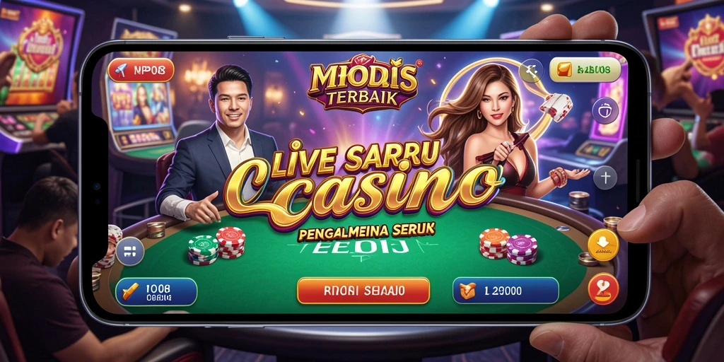Tampilan antarmuka MPO08 saat bermain Live Casino yang interaktif.