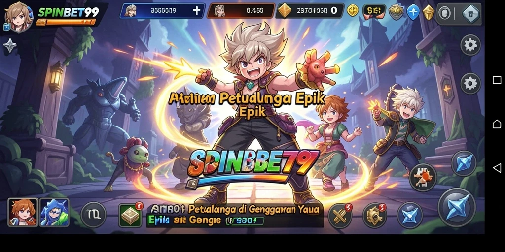 Gameplay SPINBET99 yang penuh aksi dan karakter Anime yang menarik.