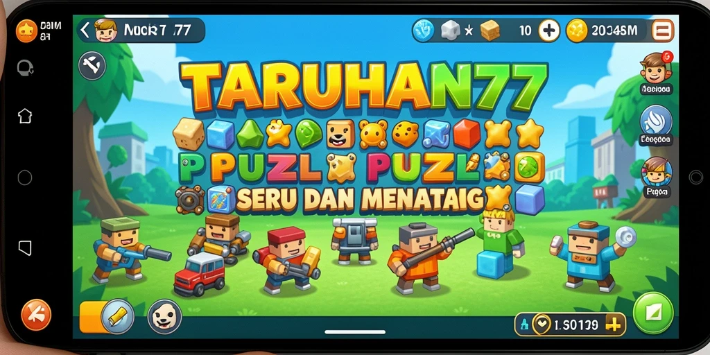 Gameplay seru dari TARUHAN77 yang penuh tantangan Puzzle.